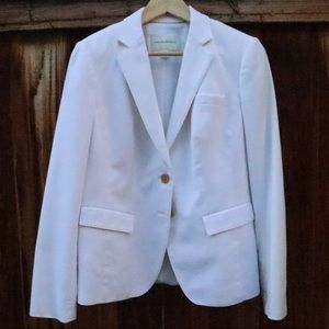 Banana Republic White blazer